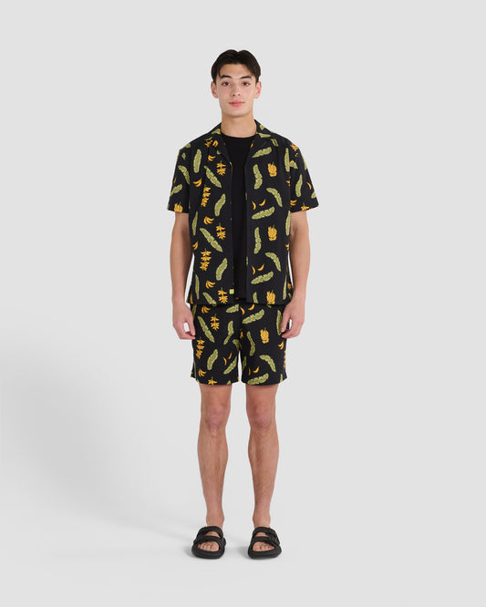 Camisa con estampado de plátano Havana