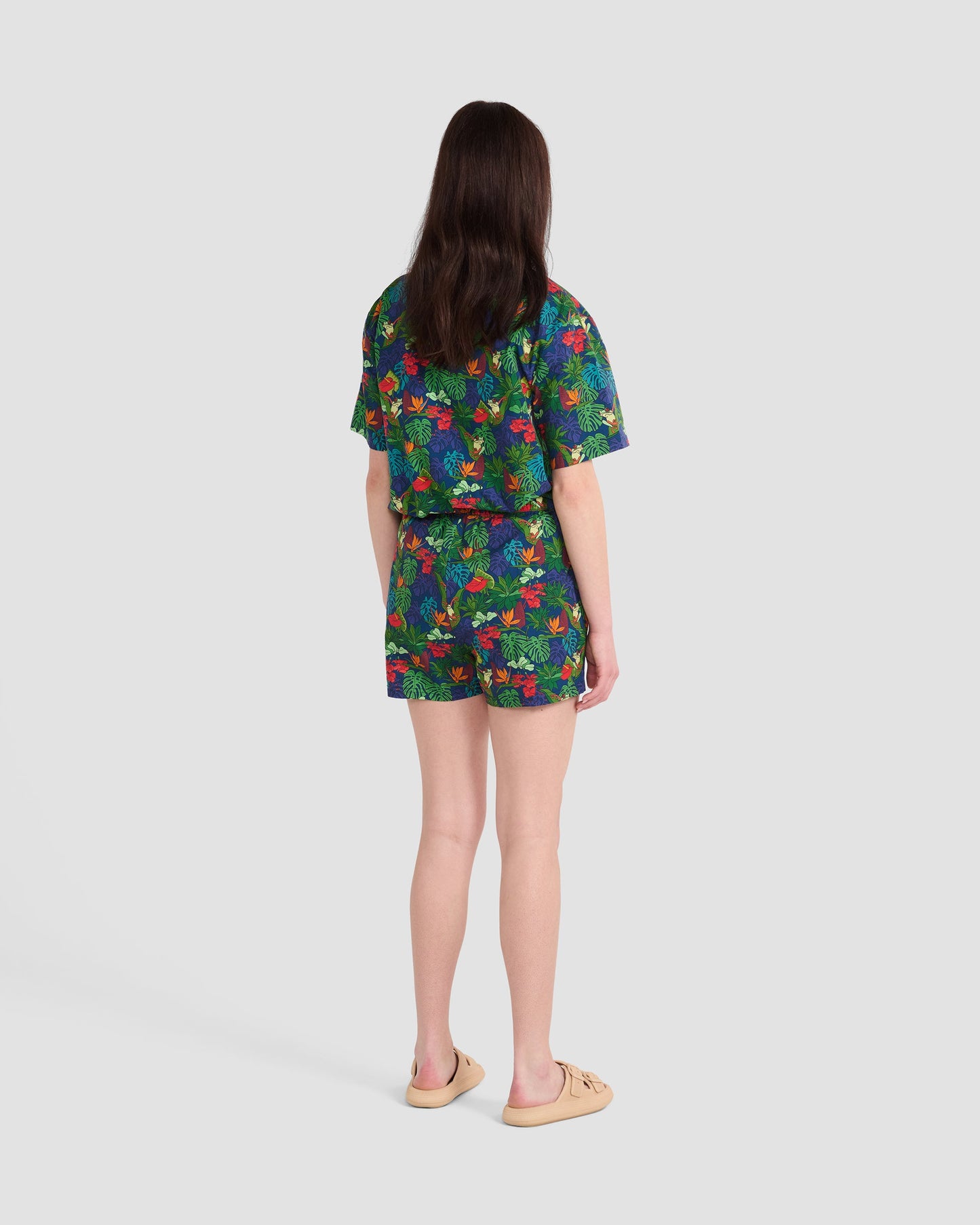 Women's Frogs Print Shorts