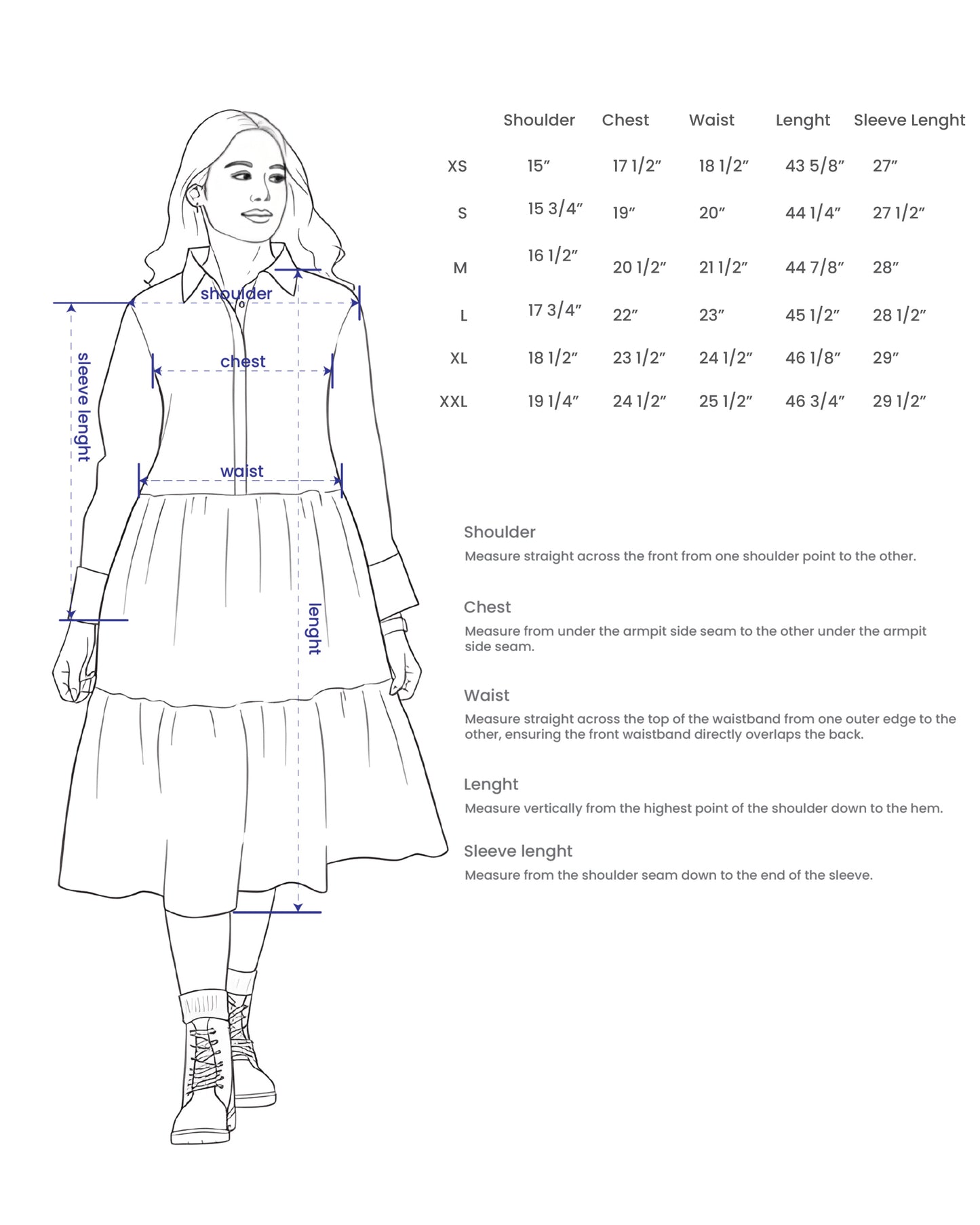 Atlin Flannel Plaid Midweight Flared Pocket Shirt Dress