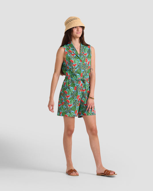 Women's Watermelon Print Romper