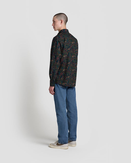 Camisa con estampado floral
