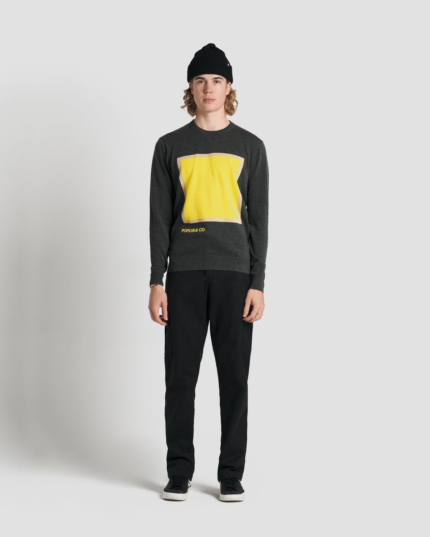 Poplin Square Sweater