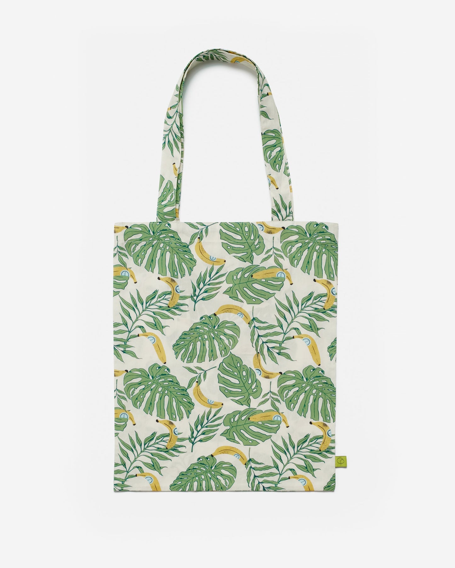 Poplin Bananas Print Tote
