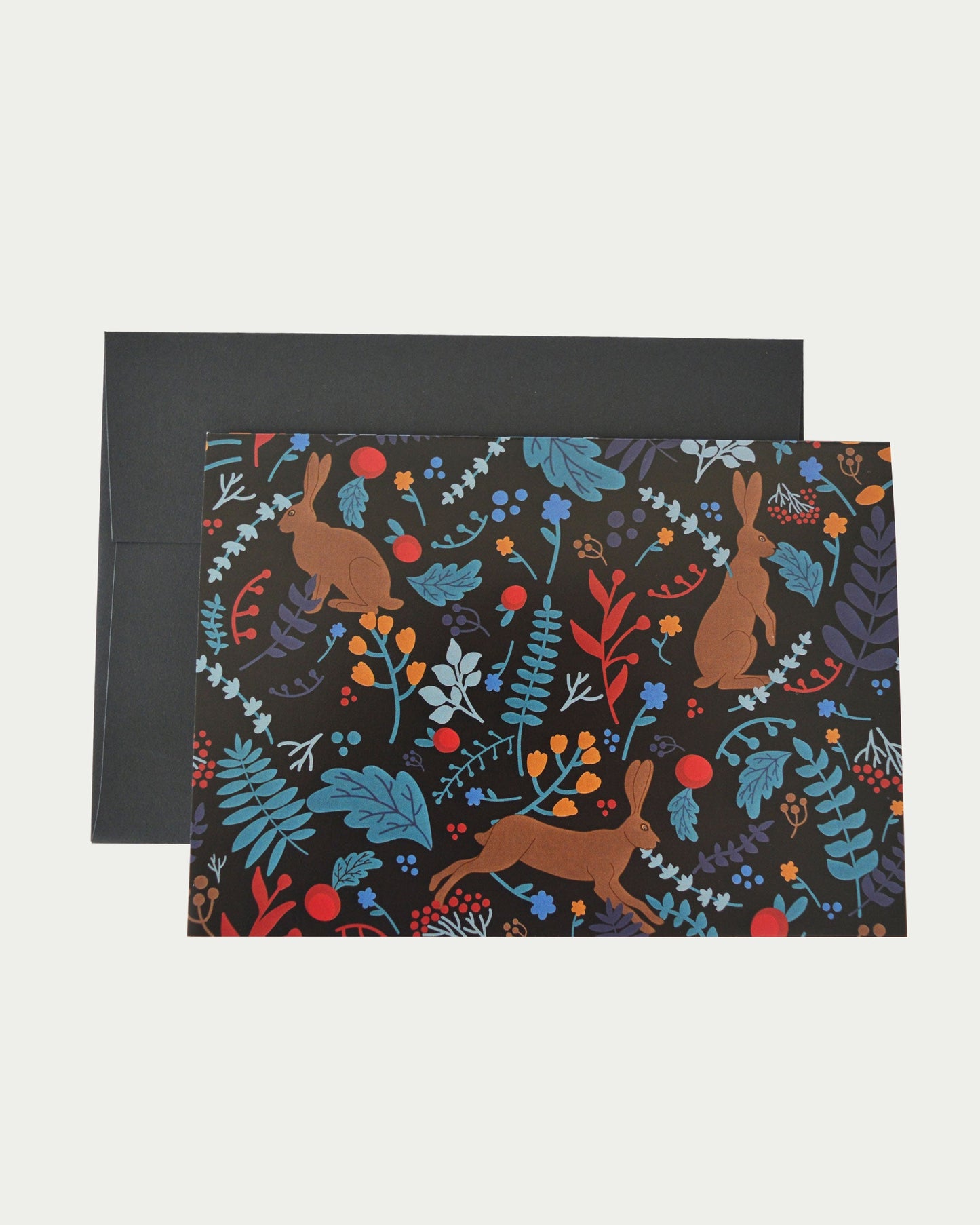 Woodland Hares Greeting Card Three Pack