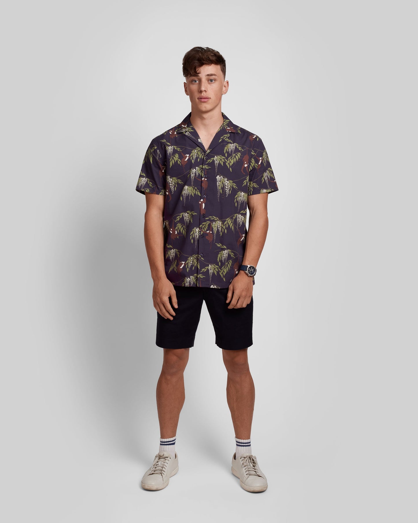 Monkey Trouble Camp Shirt