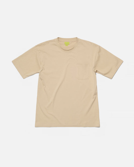 Tan Oversized Pocket Tee