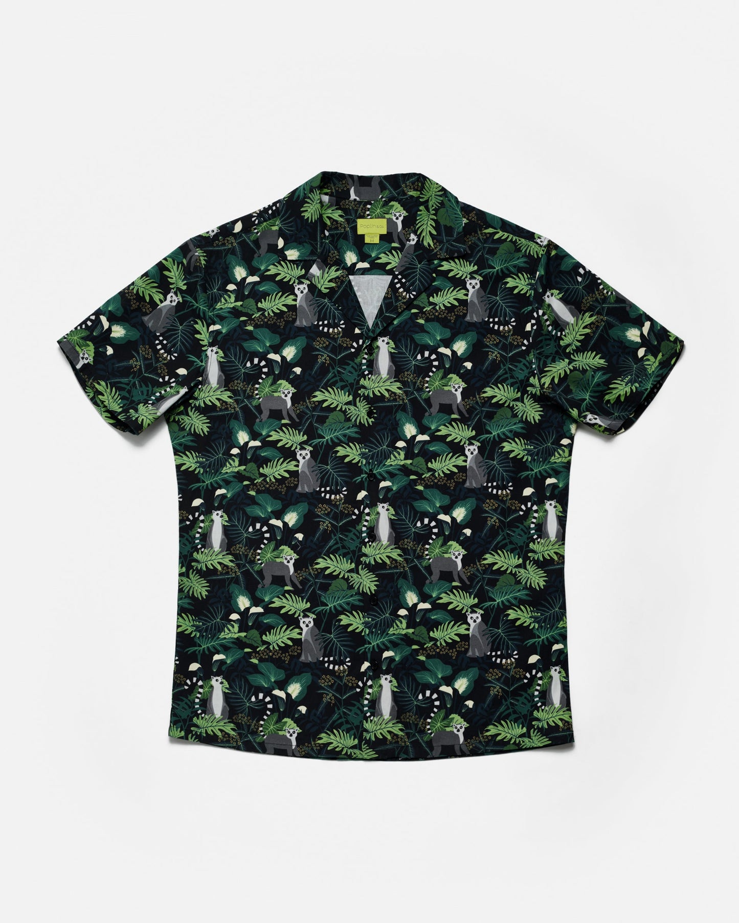 Lemurs Print Camp Shirt