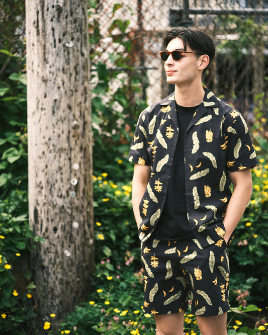 Camisa con estampado de plátano Havana 