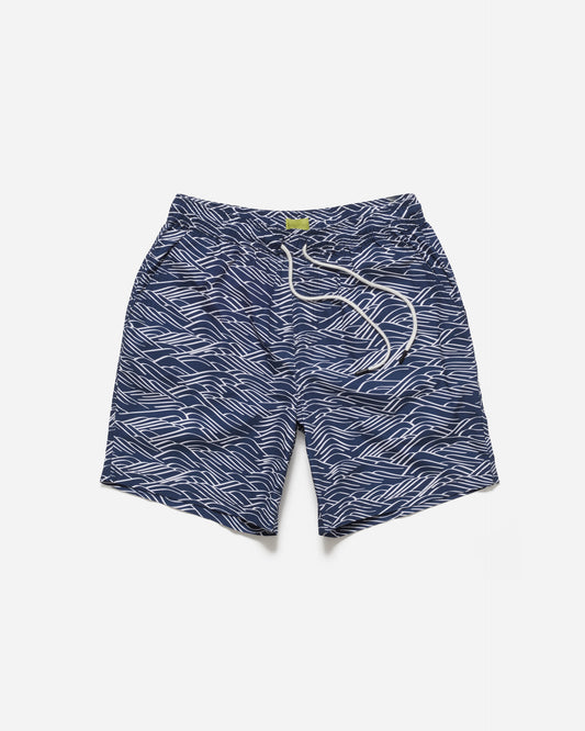 Big Waves Print Shorts