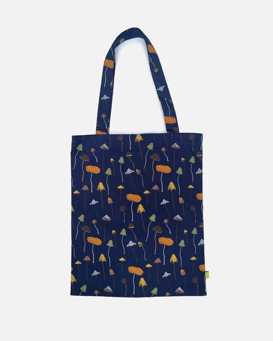 Earthy Mushroom Print Tote