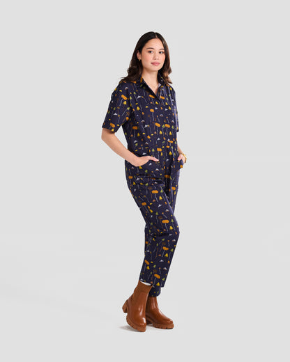 Women's Earthy Mushroom Jumpsuit