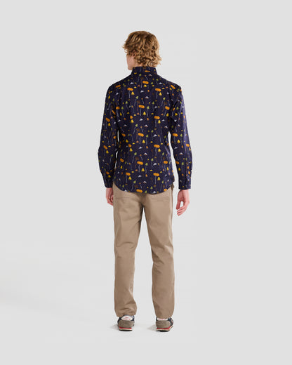 Earthy Mushroom Print Shirt