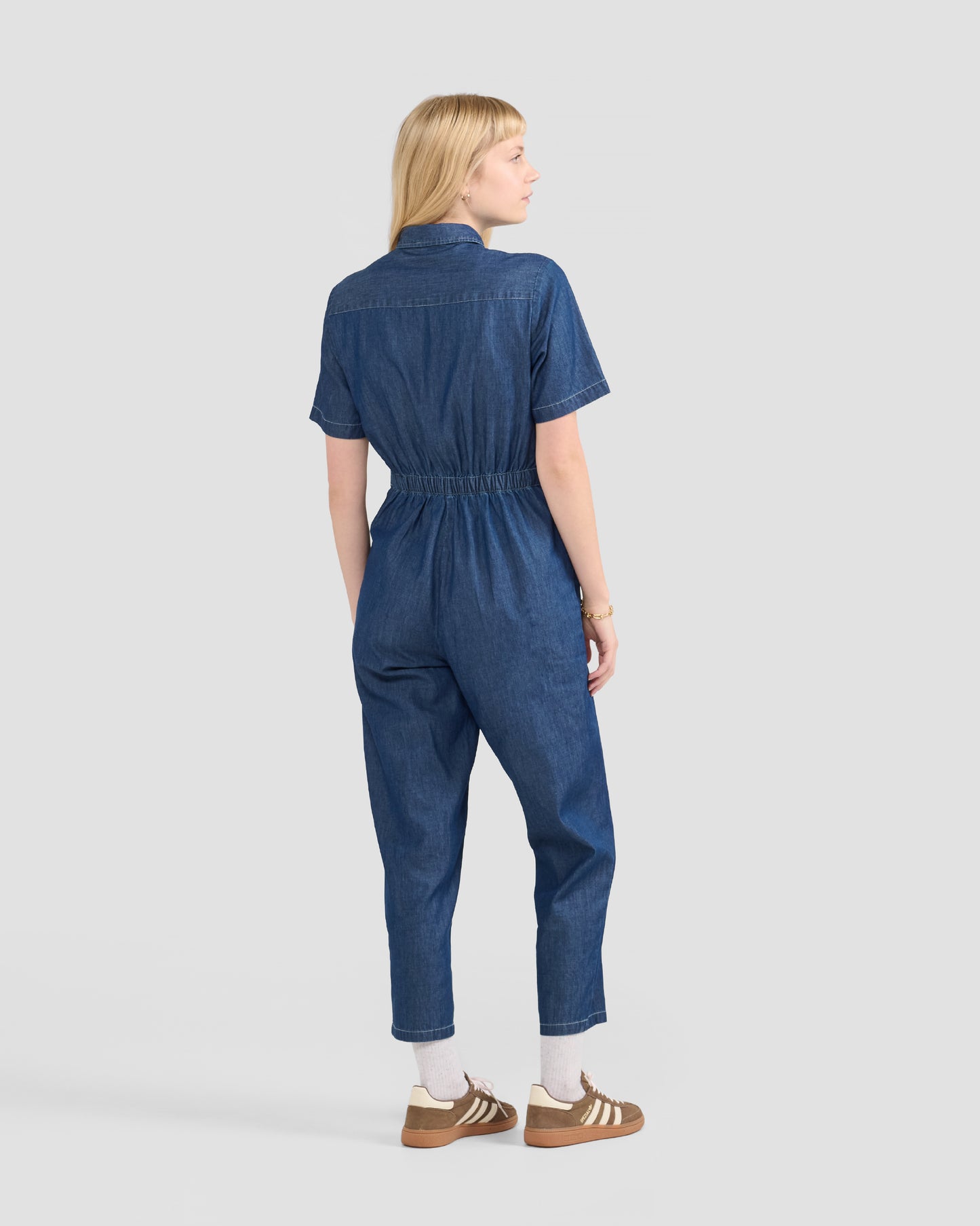 Women's Chambray Denim Jumpsuit