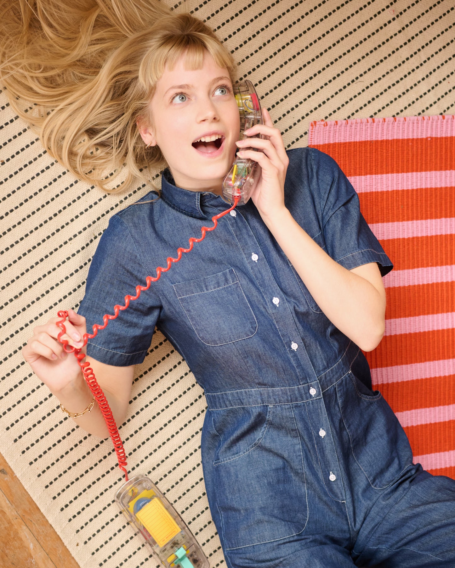 Women's Chambray Denim Jumpsuit