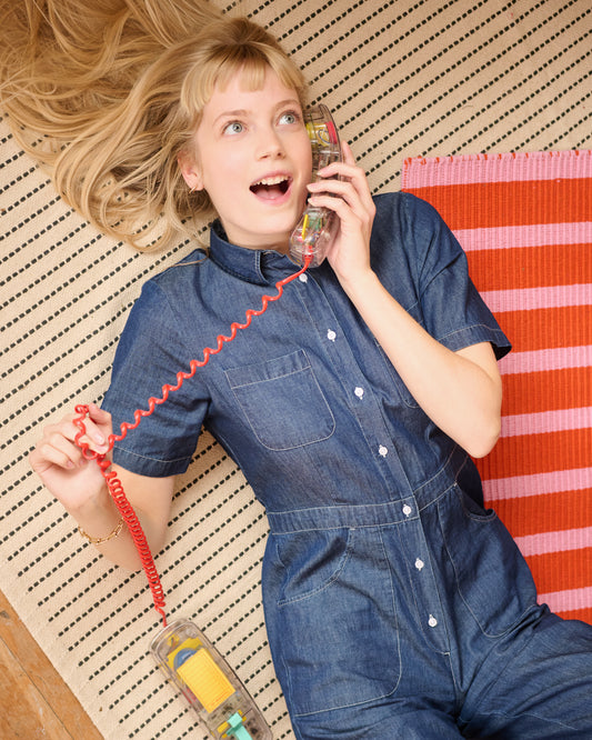 Women's Chambray Denim Jumpsuit