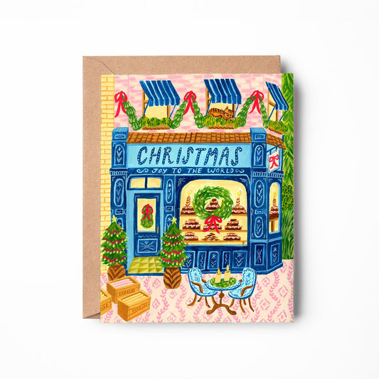 Joy to The World Greeting Card by Javi Rolando