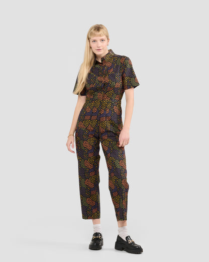 Women's Micro Floral Field Print Jumpsuit