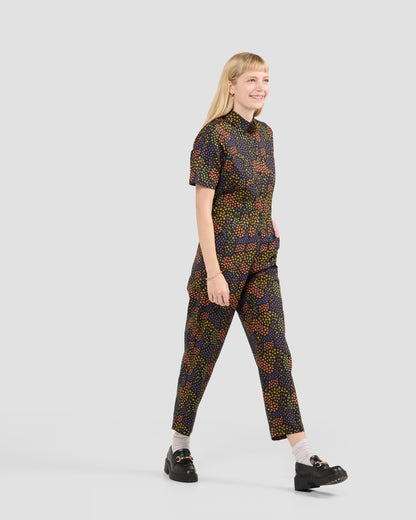 Women's Micro Floral Field Print Jumpsuit