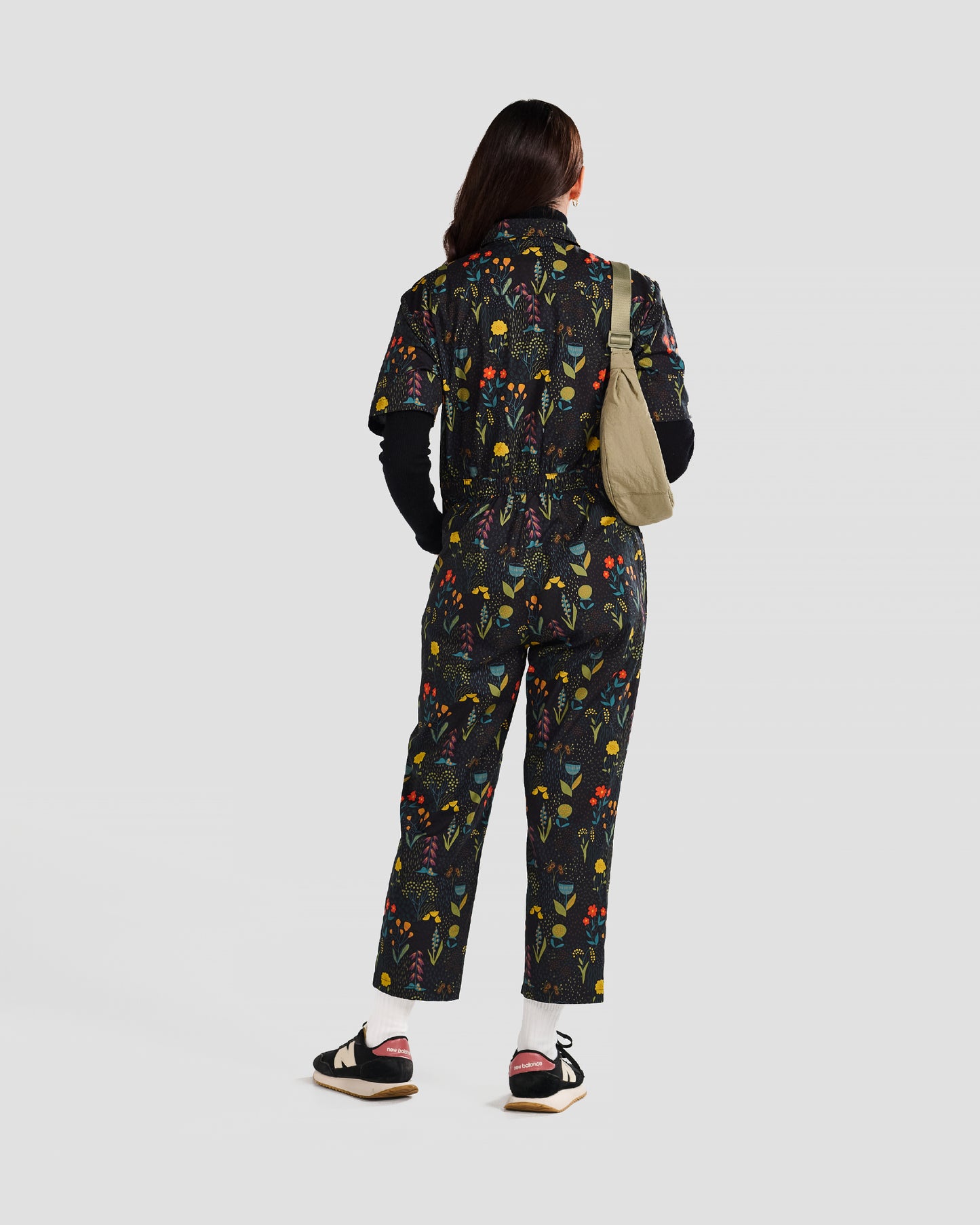 Women's Rainy Field Black Jumpsuit