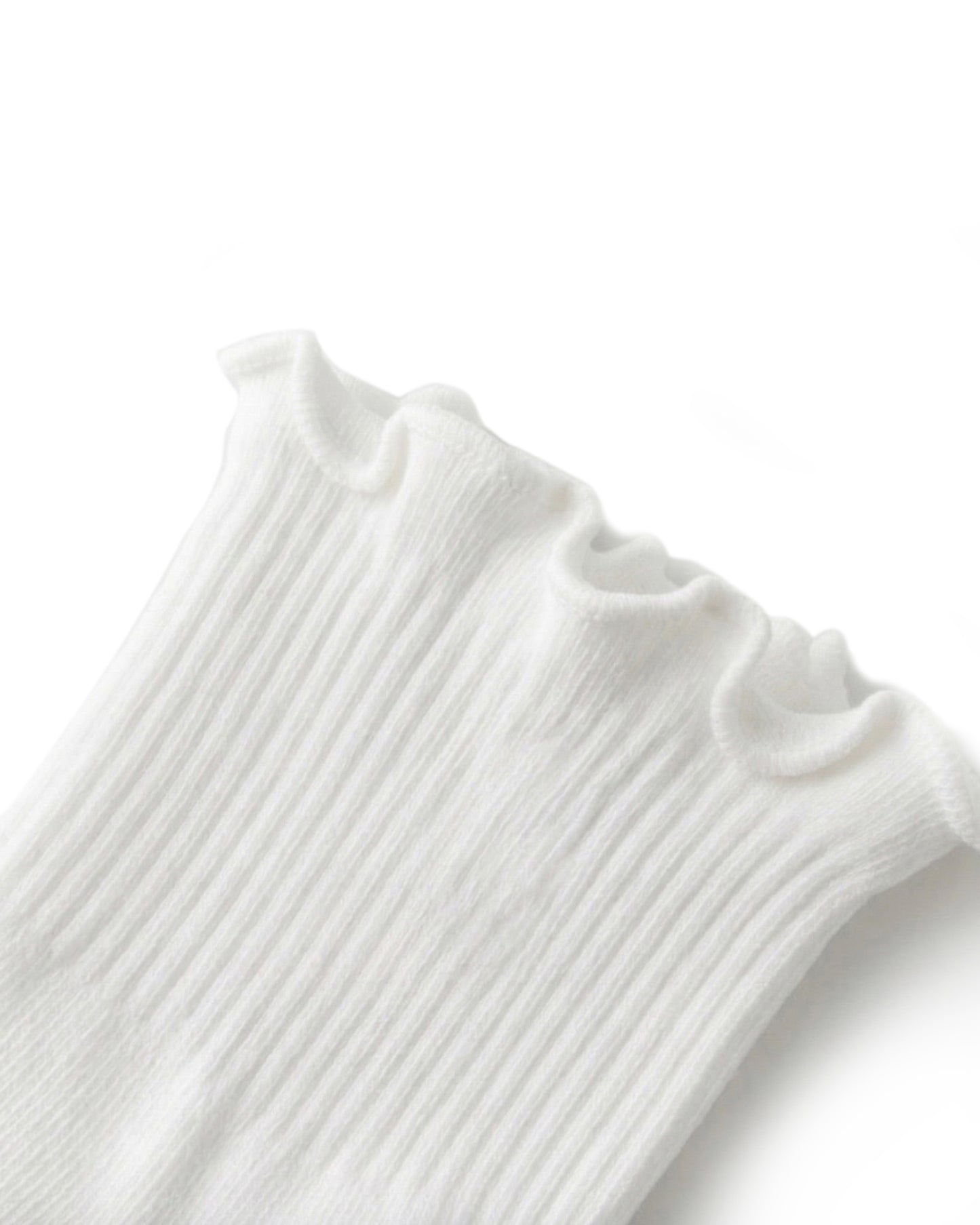 Women's Ruffled Crew Socks