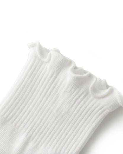 Women's Ruffled Crew Socks