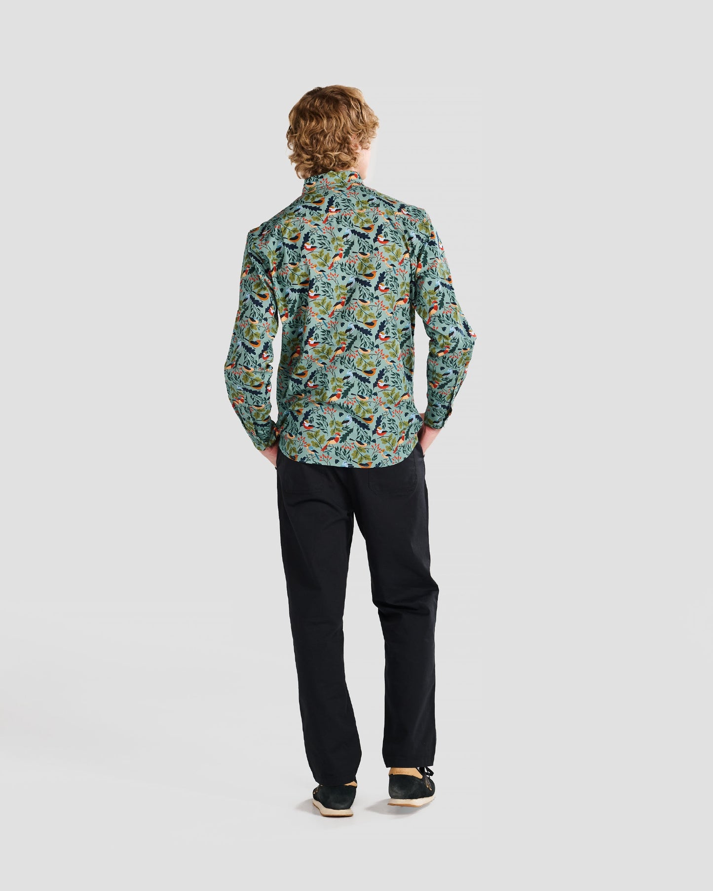 Winter Birds Print Shirt