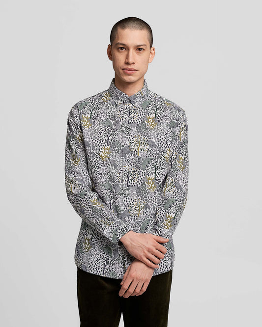 Winter Orchard Print Shirt