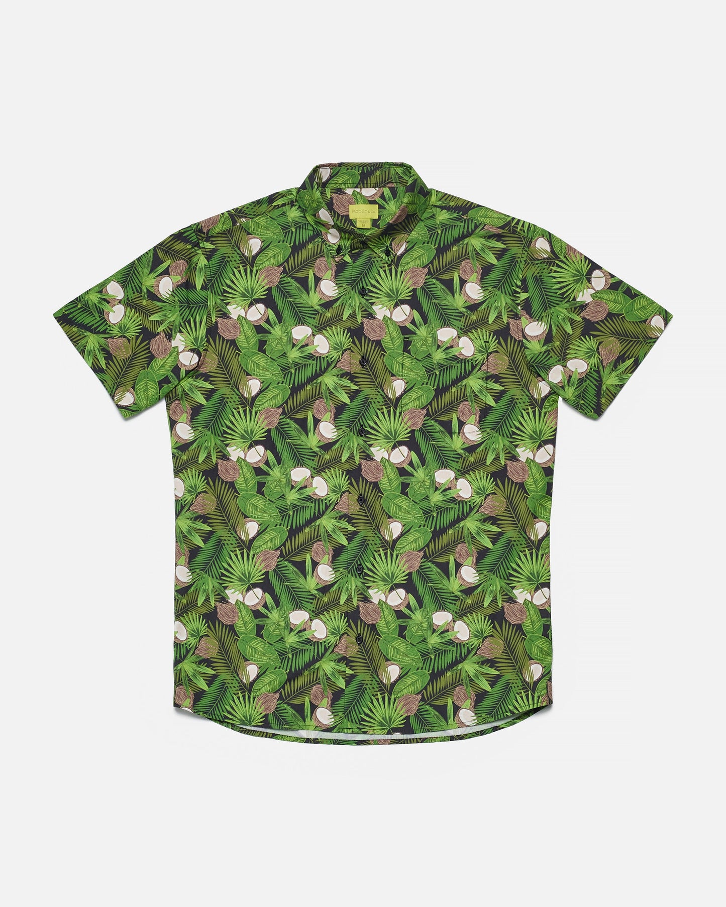 Split Coconut Print Shirt