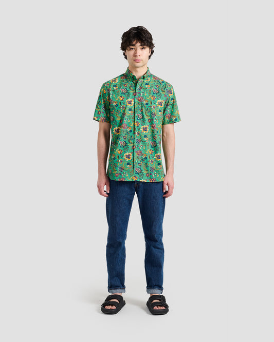 Green Magic Carpet Print Shirt