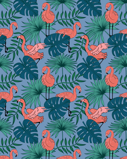 Women's Flamingos Print Shorts
