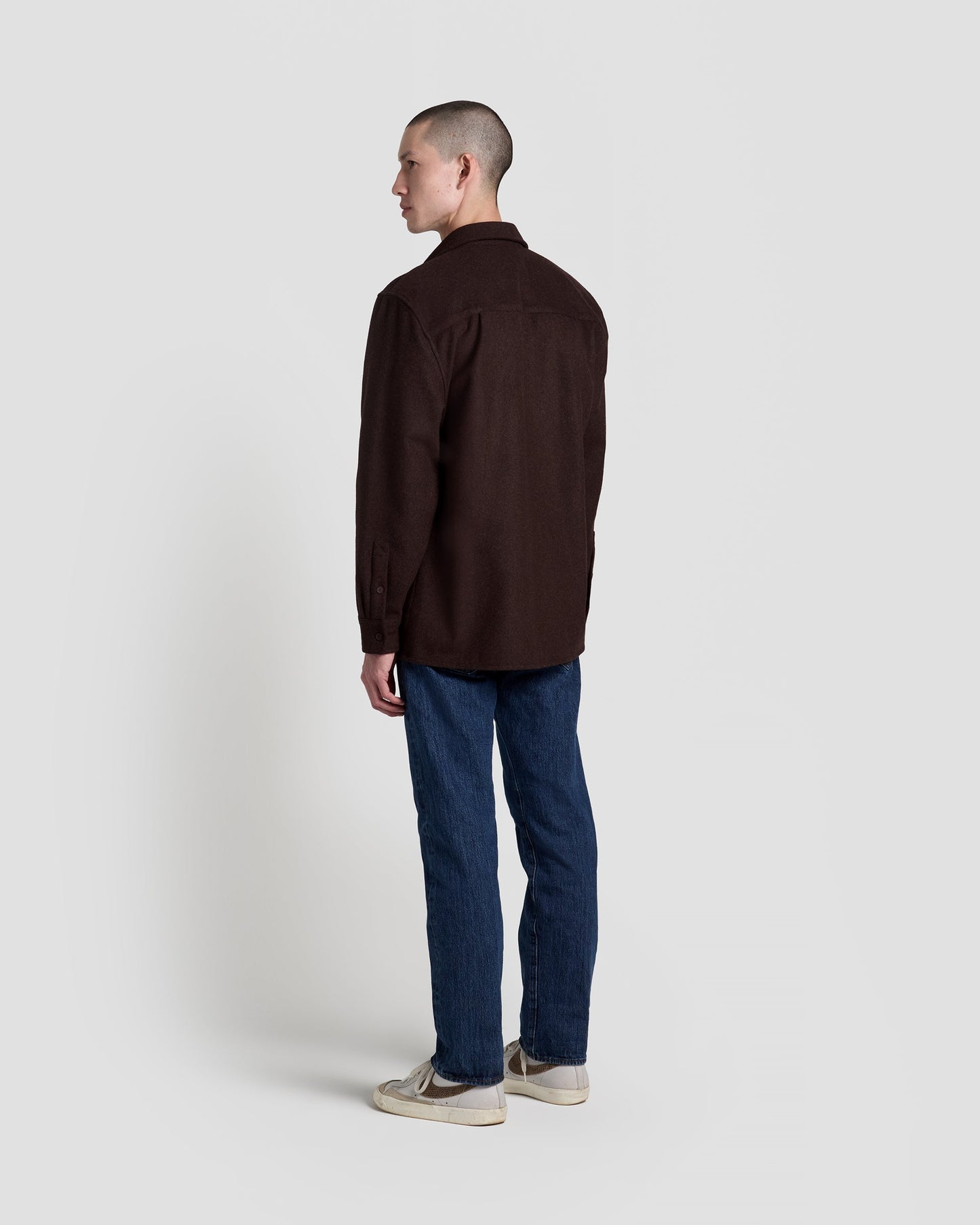 Speckeld Brown Shirt Jacket