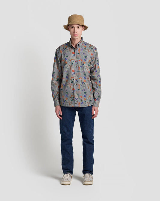 Rainy Field Print Shirt