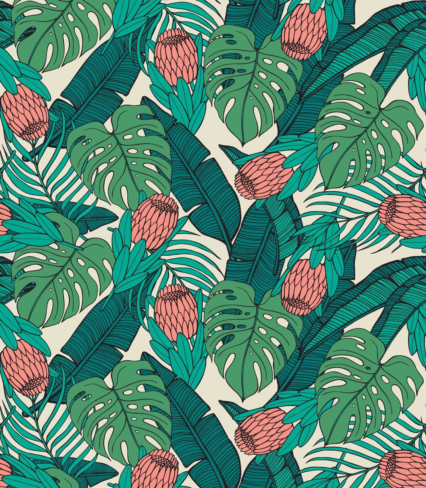 Jungle Fruit Print Shirt