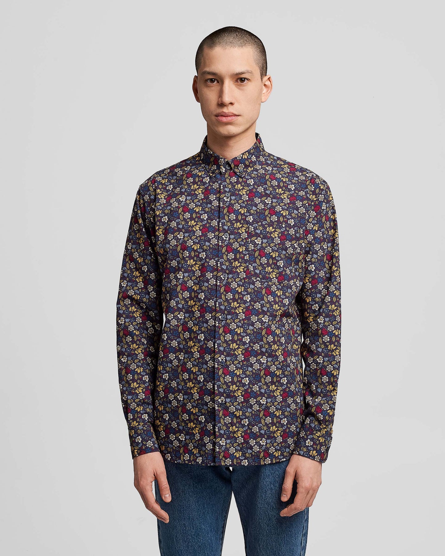 Floral Burst Print Shirt