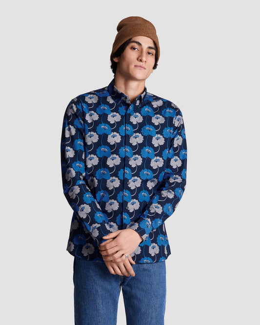 Floral High Print Shirt