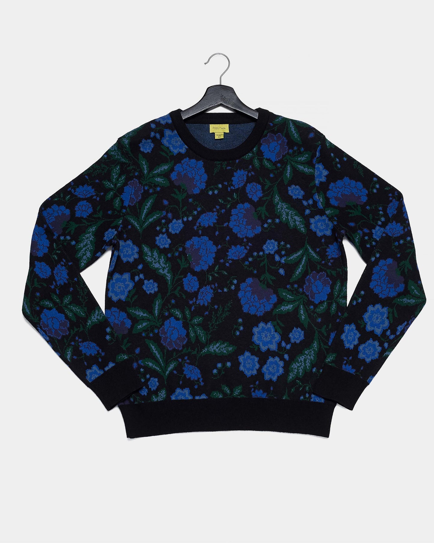 Midnight Botanical Sweater