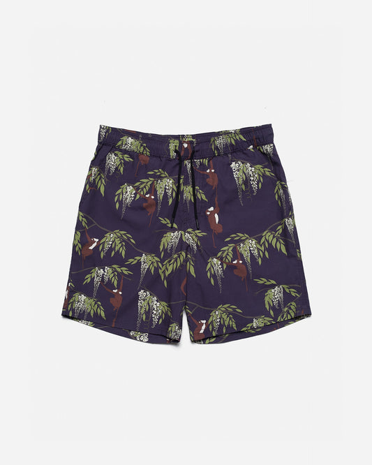 Monkey Trouble Print Shorts